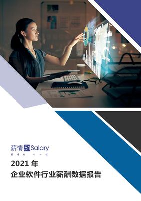 2021年企業(yè)軟件行業(yè)薪酬數據報告